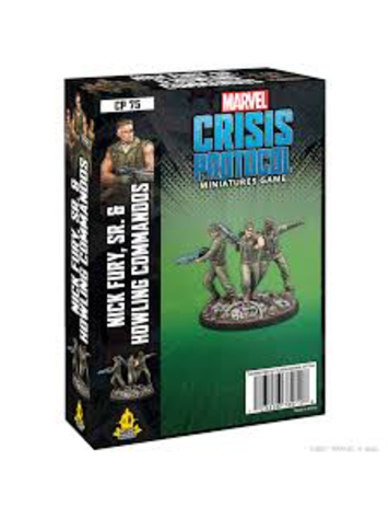 Atomic Mass Games Marvel Crisis Protocol: Nick Fury, Sr. & Howling Commandos