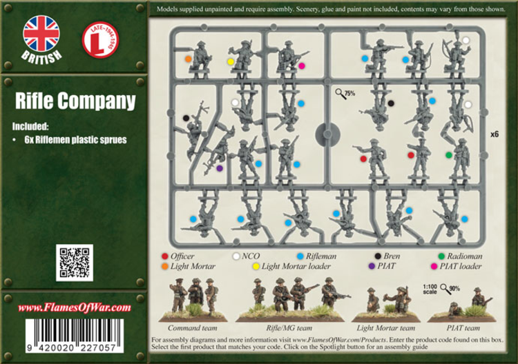 Flames of War Flames of War: British- Rifle Company (late)