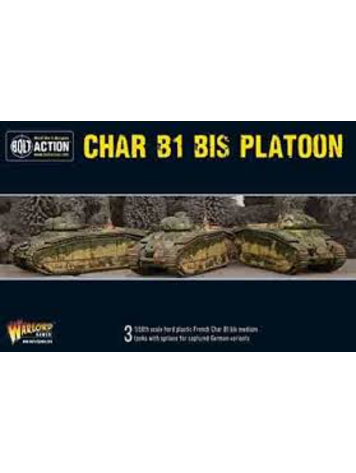 Warlord games Bolt Action: French- Char B1 BIS Platoon