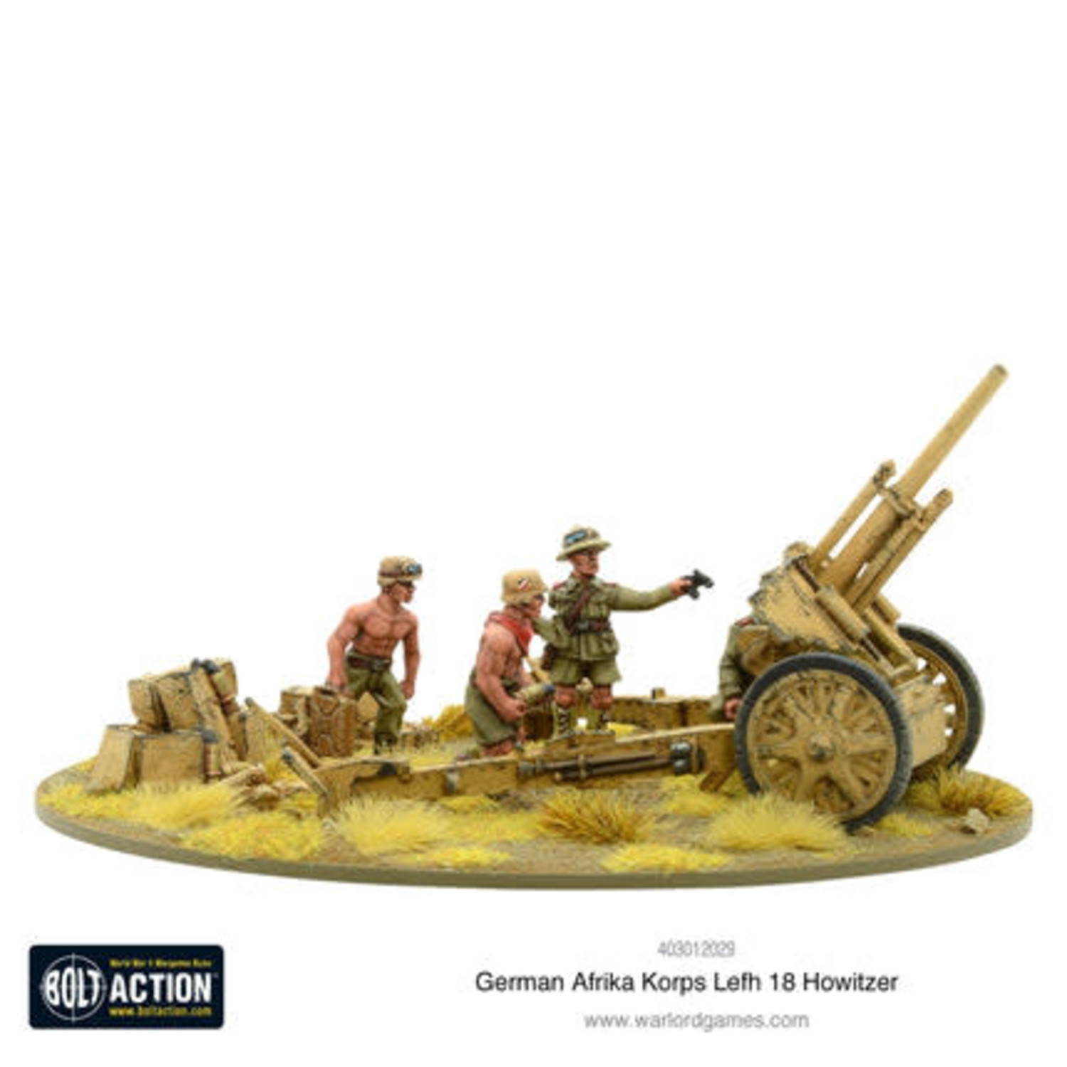 Warlord games Bolt Action: German- Afrika Korps Lefh 18 10.5cm