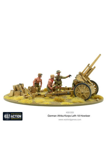 Warlord games Bolt Action: German- Afrika Korps Lefh 18 10.5cm Medium Artillery