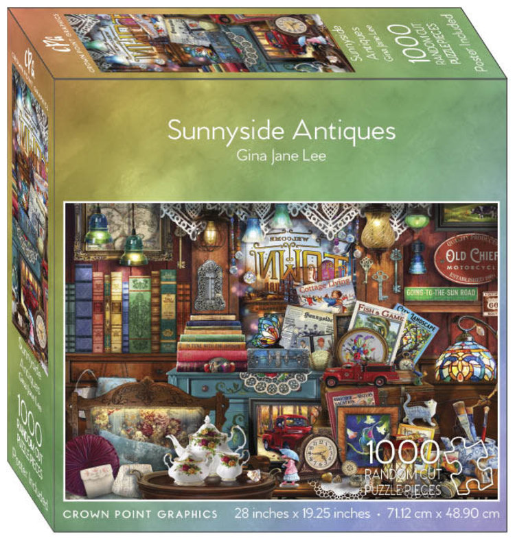 Crown Point Graphics Crown Point Puzzle: Sunnyside Antiques (1000pc)