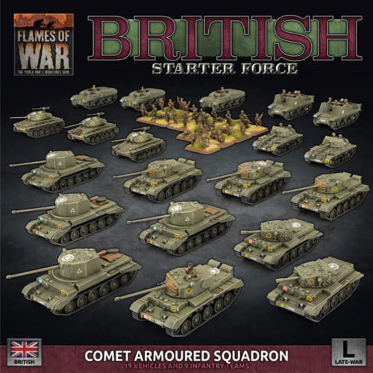 Flames of War Flames of War: British Starter Force Comet Armoured Squadron Late War