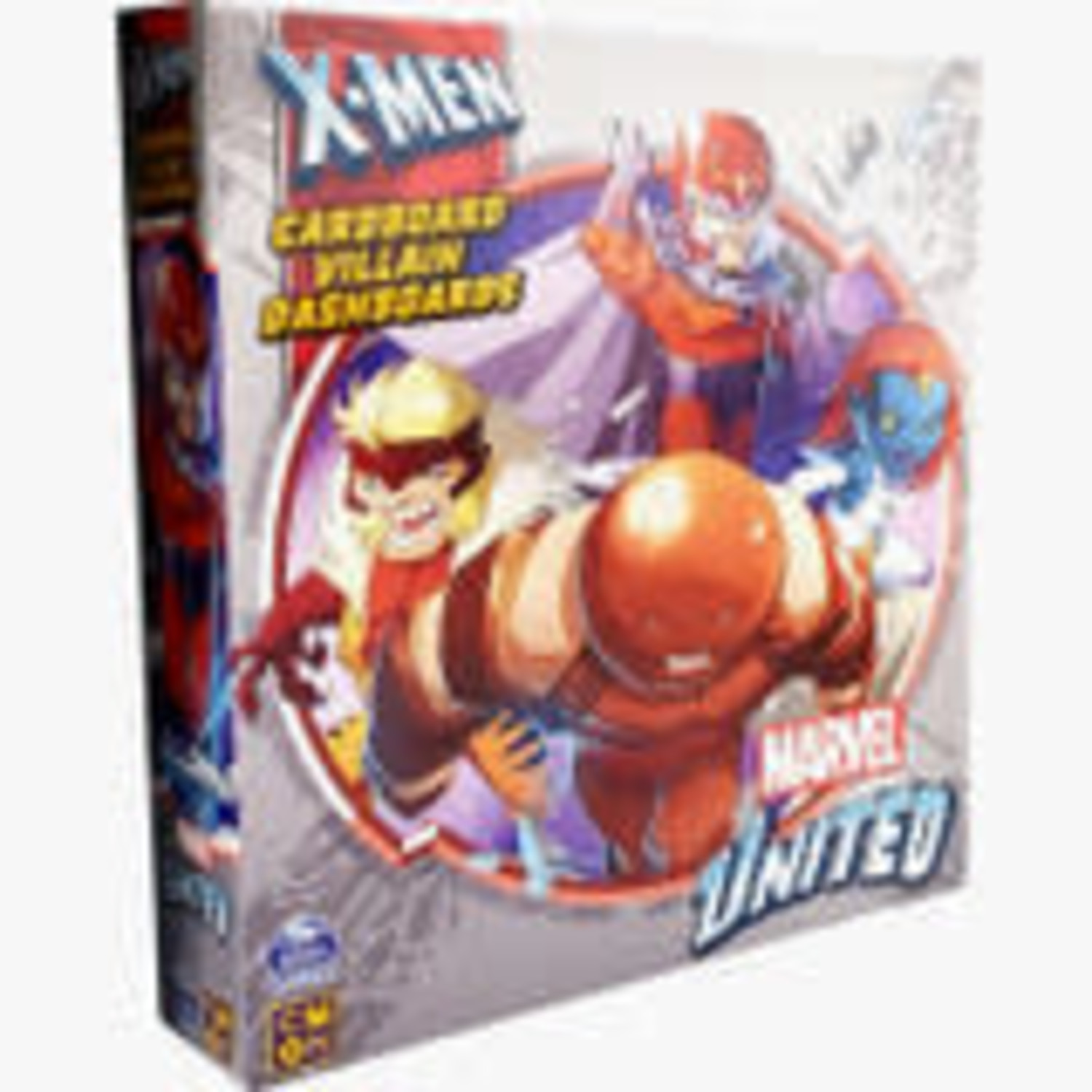 Marvel United XMen Cardboard Villain Dashboard Family Time Games