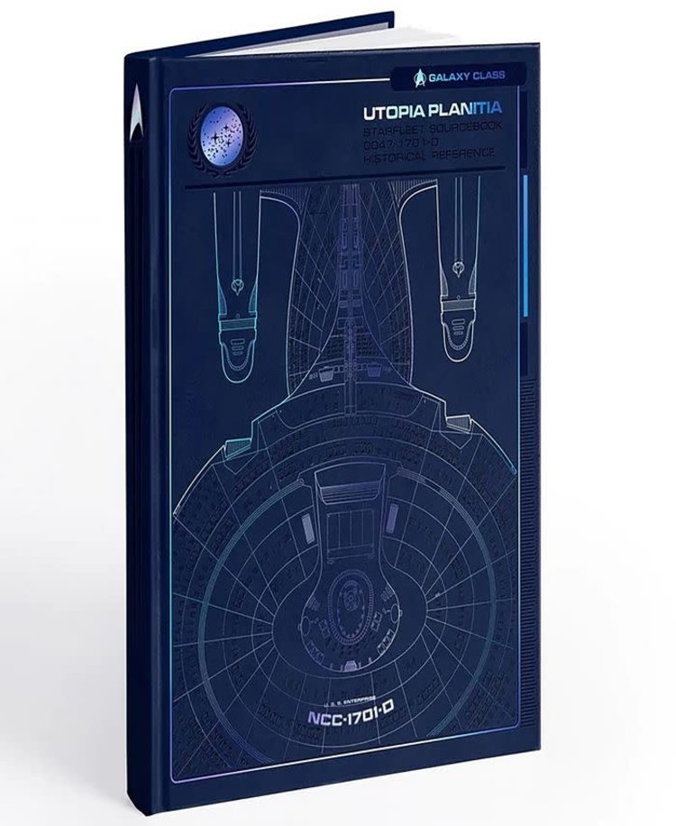 Modiphius Star Trek Adv RPG: Galaxy Class Utopia Planitia Starfleet Sourcebook Historical Ref Collector ed