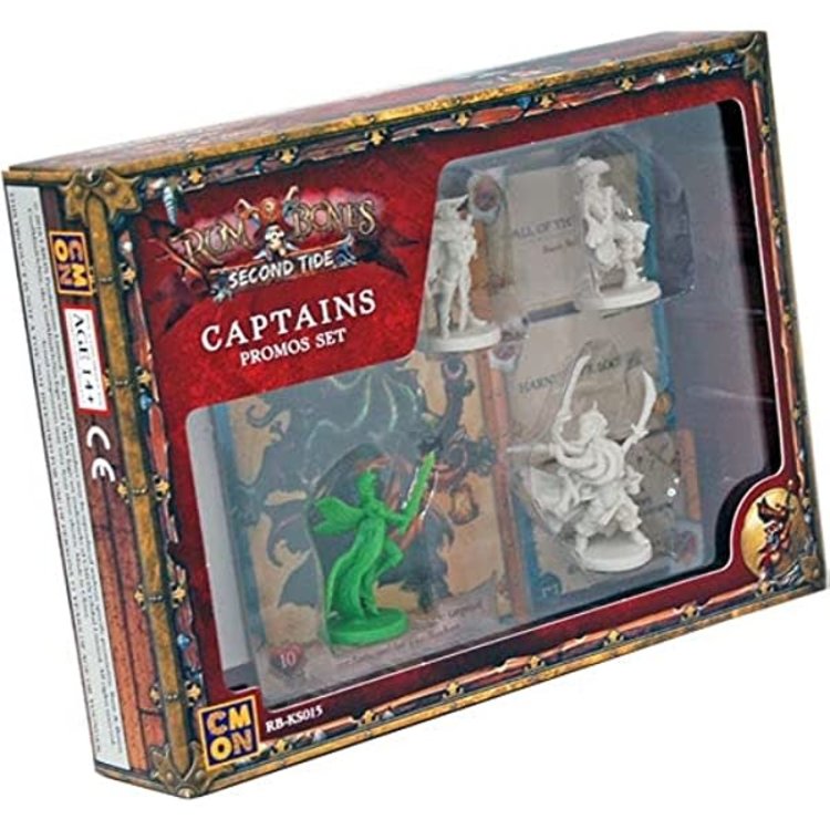 CMON Rum & Bones Second Tide Captains Promo Set Family Time Games