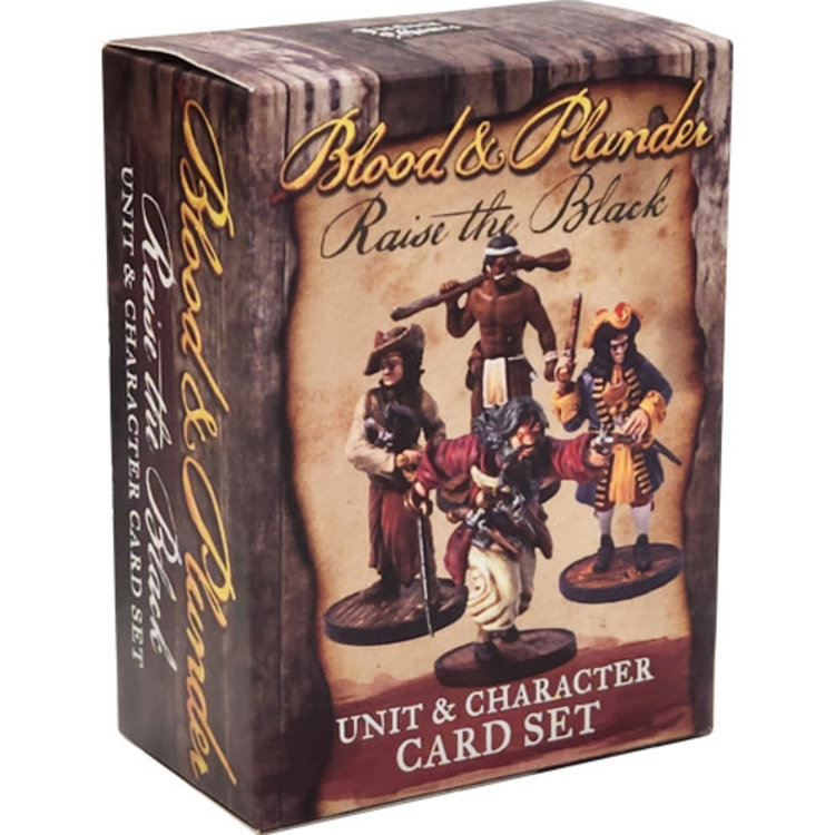 Firelock Games Blood & Plunder: Raise the Black Unit & Character Card Set