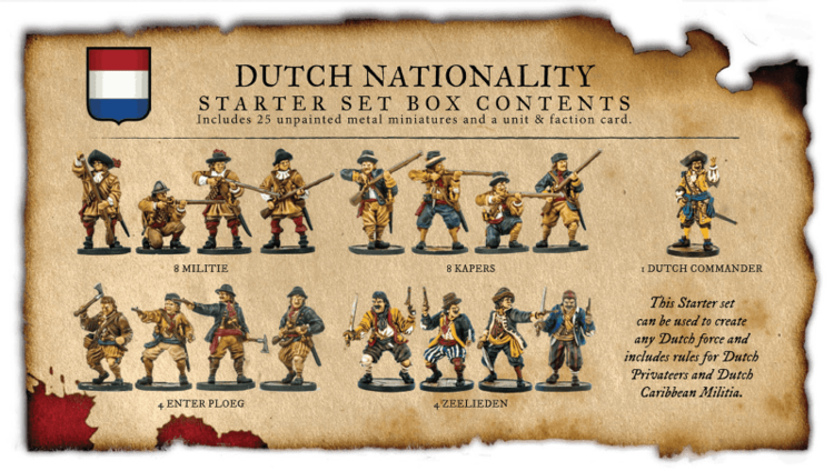 Firelock Games Blood & Plunder: Dutch Nationality Starter Set