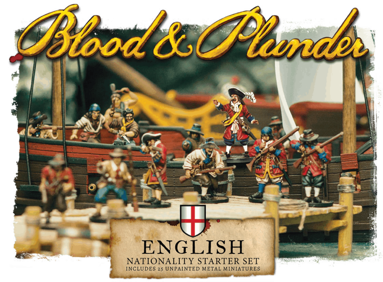 Firelock Games Blood & Plunder: English Nationality Starter Set