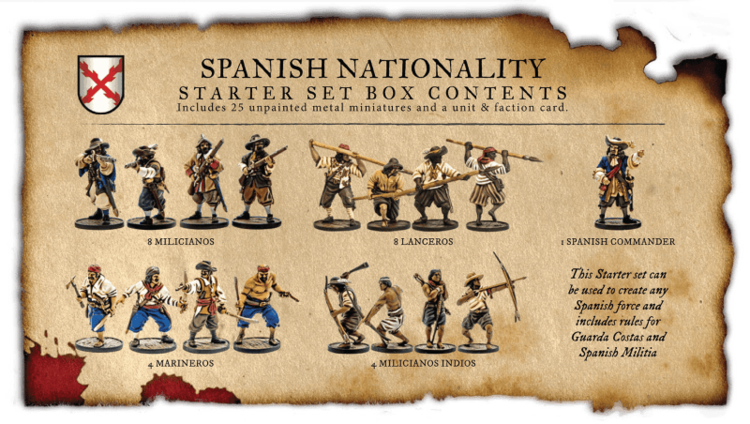 Firelock Games Blood & Plunder: Spanish Nationality Starter Set