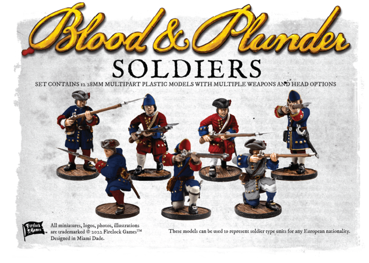 Firelock Games Blood & Plunder: Soldiers