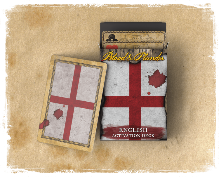 Firelock Games Blood & Plunder: English Activation Deck