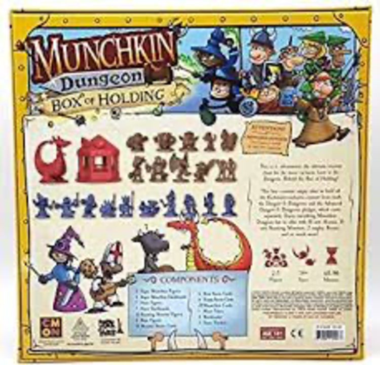 CMON Munchkin Dungeon: Box of Holding Kickstarter Extras