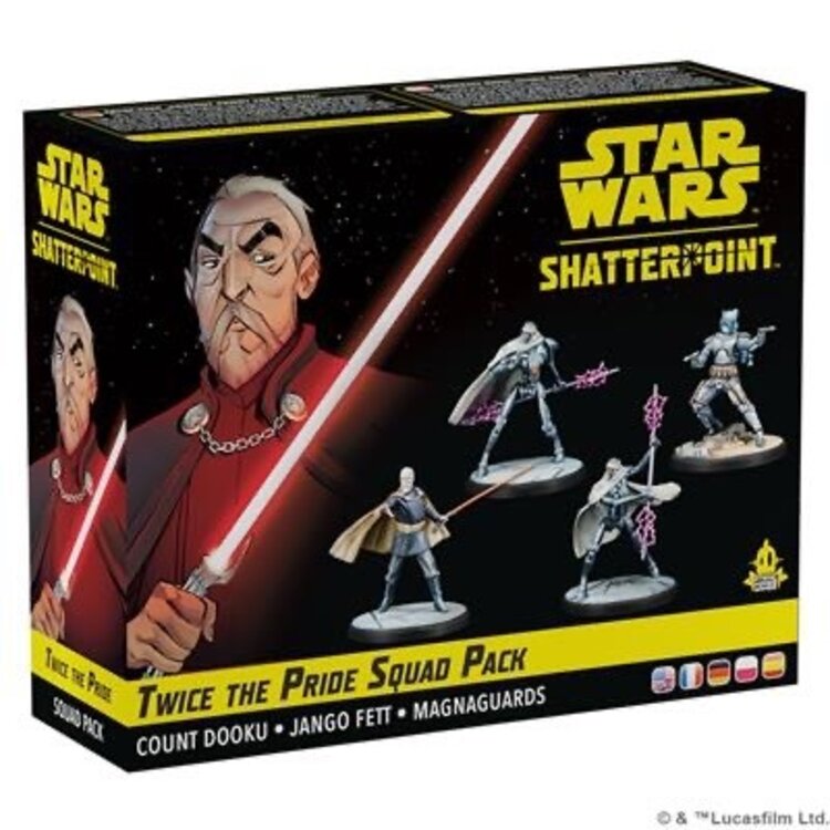 Atomic Mass Games Shatterpoint: Twice the Pride Count Dooku
