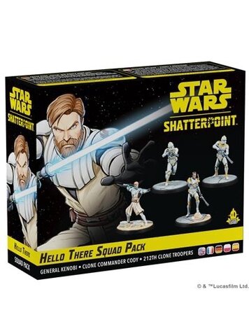 Atomic Mass Games Shatterpoint: Hello There- Obi-Wan Squad