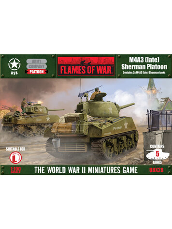 Flames of War: M4A3 (late) Sherman Platoon