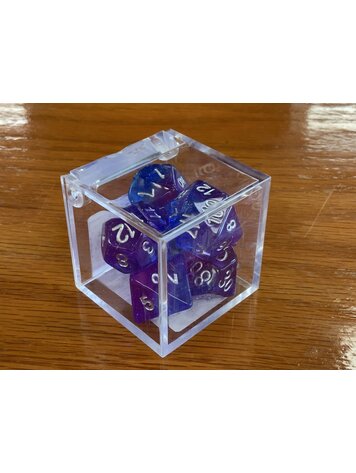 Critical Hit Collectibles 7 dice set: Blue Purple Aurora