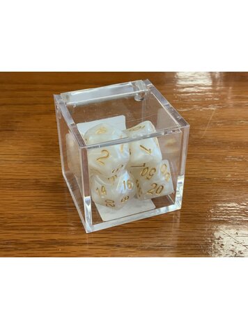 Critical Hit Collectibles 7 dice set: White