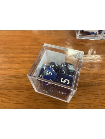 Critical Hit Collectibles 7 dice set: Blue/Steel Polyhedral