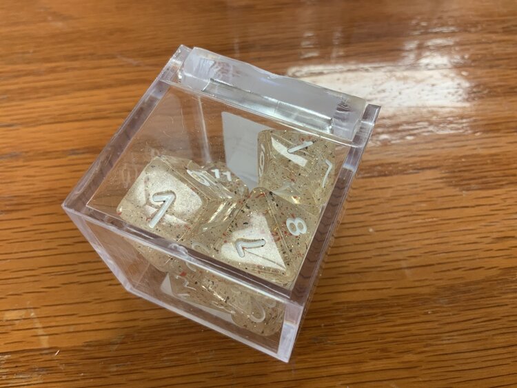 Critical Hit Collectibles 7 dice set:  Confetti Set Polyhedral