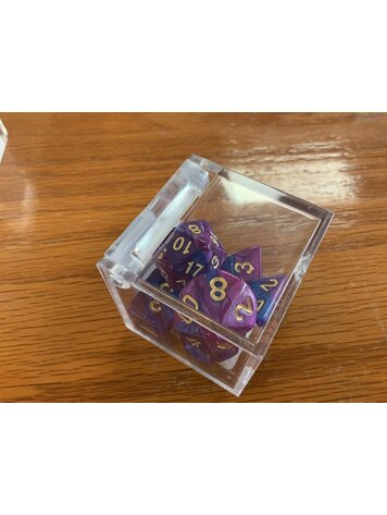 Critical Hit Collectibles 7 dice set: Blue Purple Fusion Polyhedral