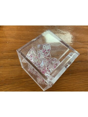 Critical Hit Collectibles 7 dice set: Purple Glitter Polyhedral