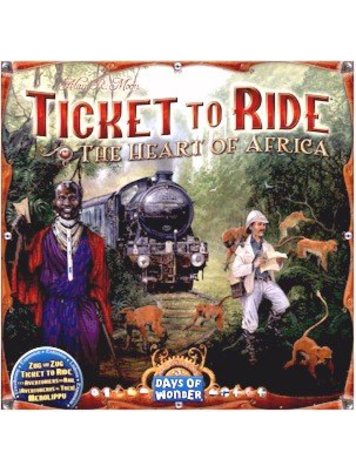 Days of Wonder Ticket to Ride: Heart of Africa Map Collection 3