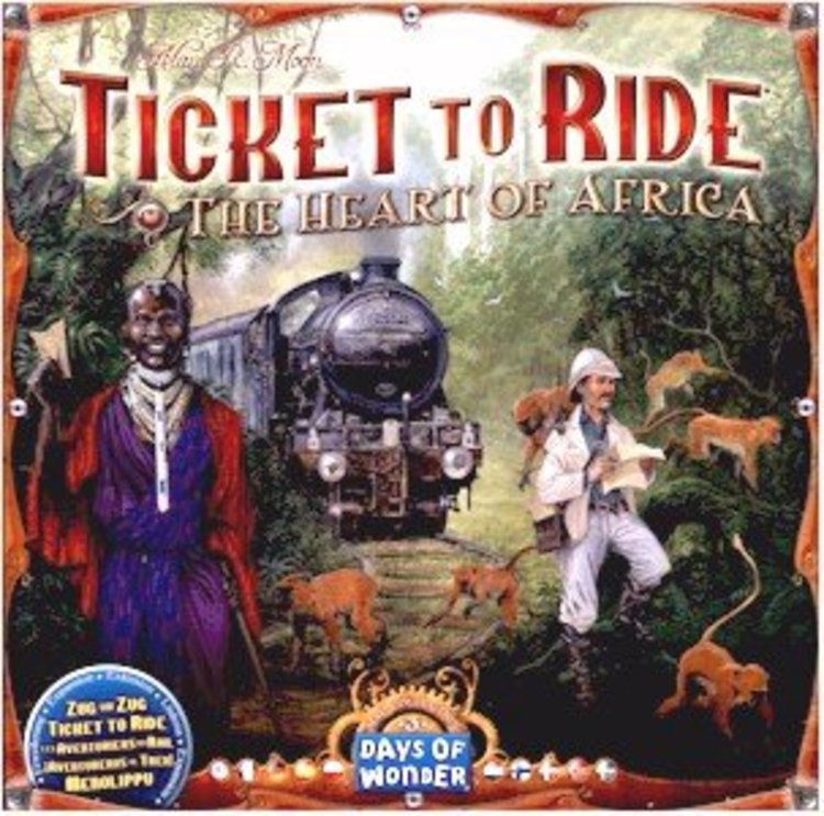 Days of Wonder Ticket to Ride: Heart of Africa Map Collection 3