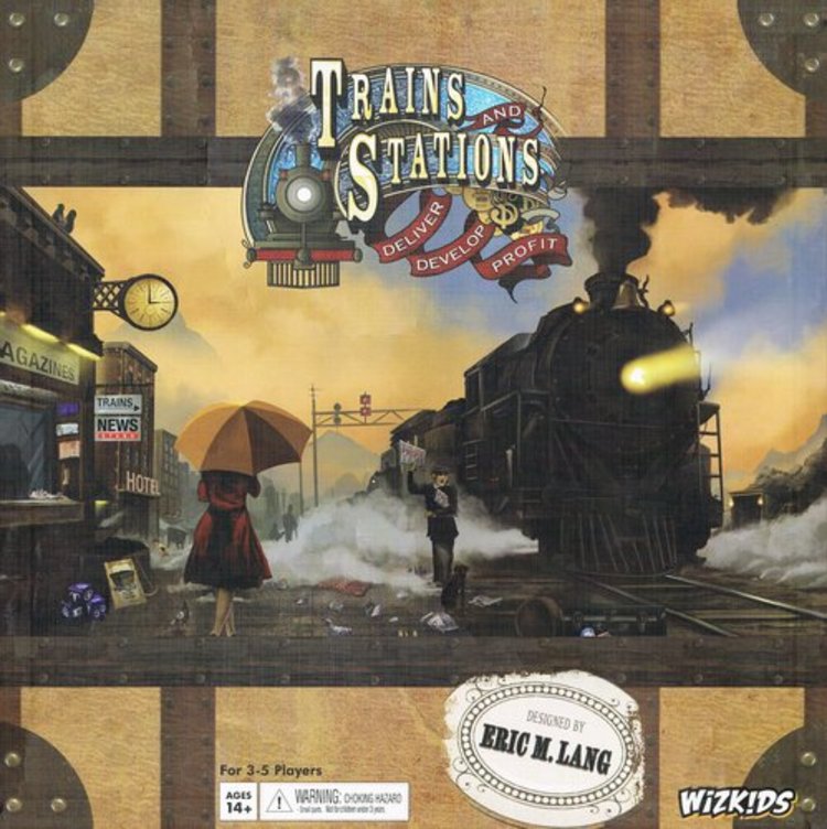 Wizards of the Coast Trains and Stations Strategy Game