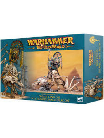 Warhammer Old World: Tomb King on Necrolith Bone Dragon
