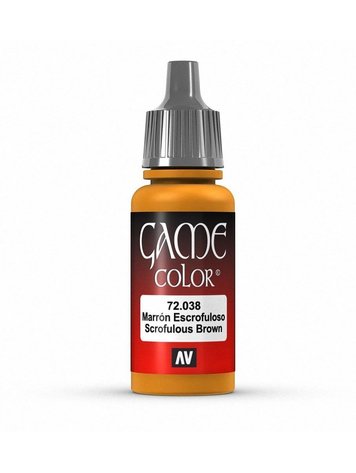 Vallejo Vallejo Game Color: Scrofulous Brown 72.038