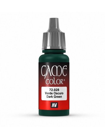 Vallejo Vallejo Game Color: Dark Green 72.028
