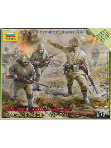 Soviet Infantry 1941-1943 1/72 scale