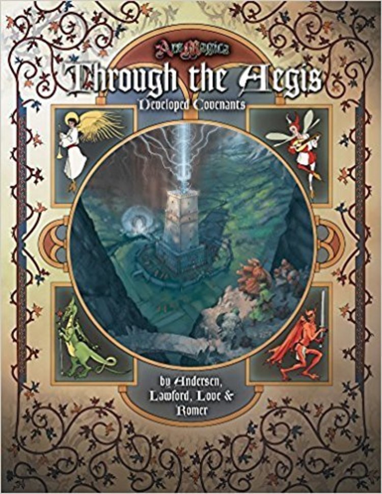 Atlas games Ars Magica RPG: Through The Aegis