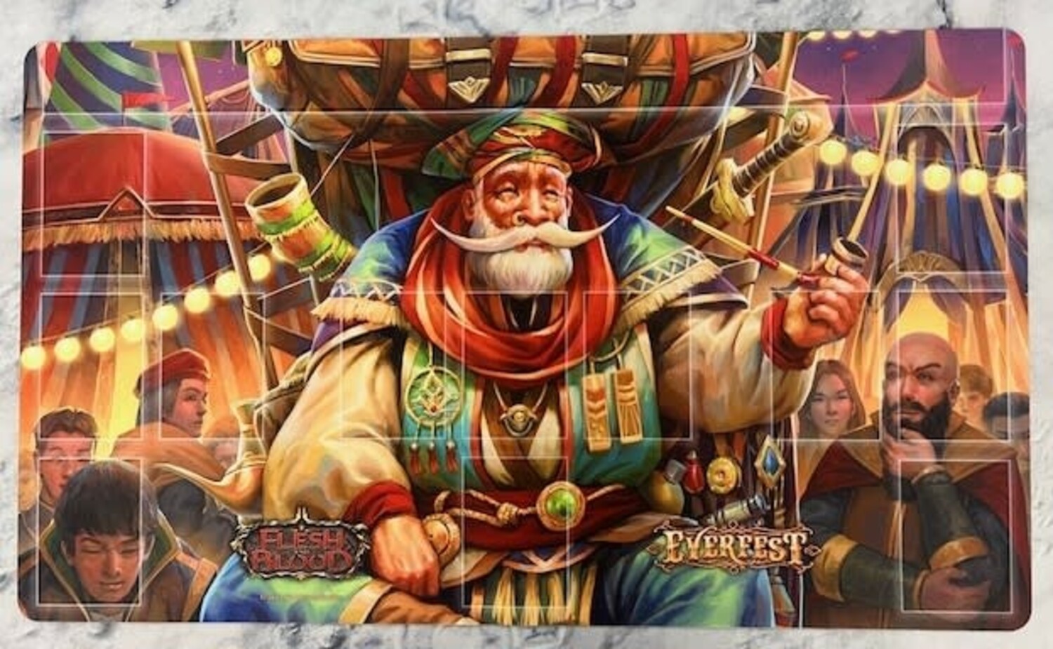 flesh and blood プレイマット ヤール Flesh & Blood: playmat 23.5x14 Everfest - Family Time Games
