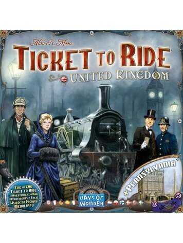 Days of Wonder Ticket to Ride: United Kingdom & Pennsylvanina Map 5