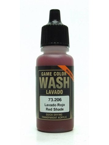 Vallejo Vallejo Wash: Red Wash 73.206