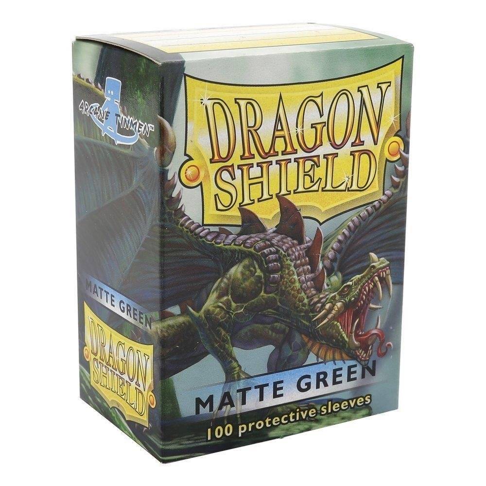 Arcane Tinmen Dragon Shields Matte: Green
