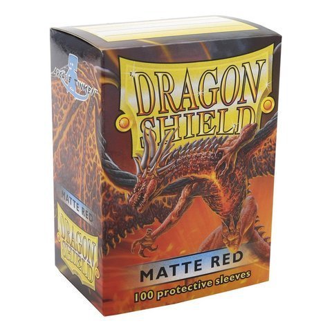 Arcane Tinmen Dragon Shields Matte: Red