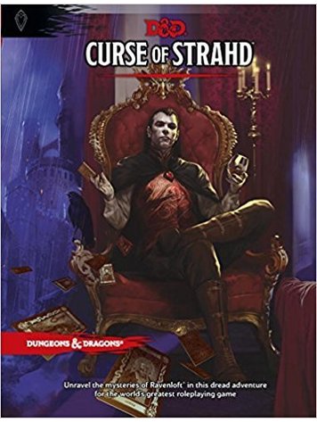 Wizards of the Coast D&D RPG Book: Curse of Strahd