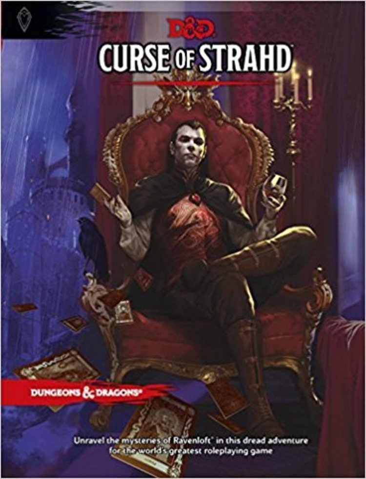 Wizards of the Coast D&D RPG Book: Curse of Strahd