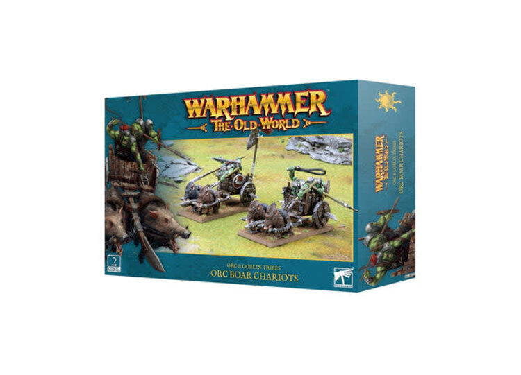Warhammer Old World: Orc & Goblin Tribes: Orc Boar Chariots