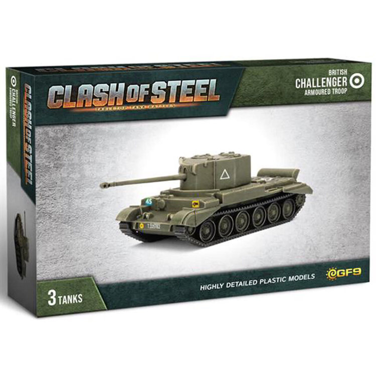 Gale Force Nine Clash of Steel: British Challenger Armoured Troop