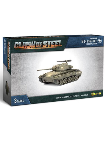 Gale Force Nine Clash of Steel: American M24 Chaffee Recon Platoon