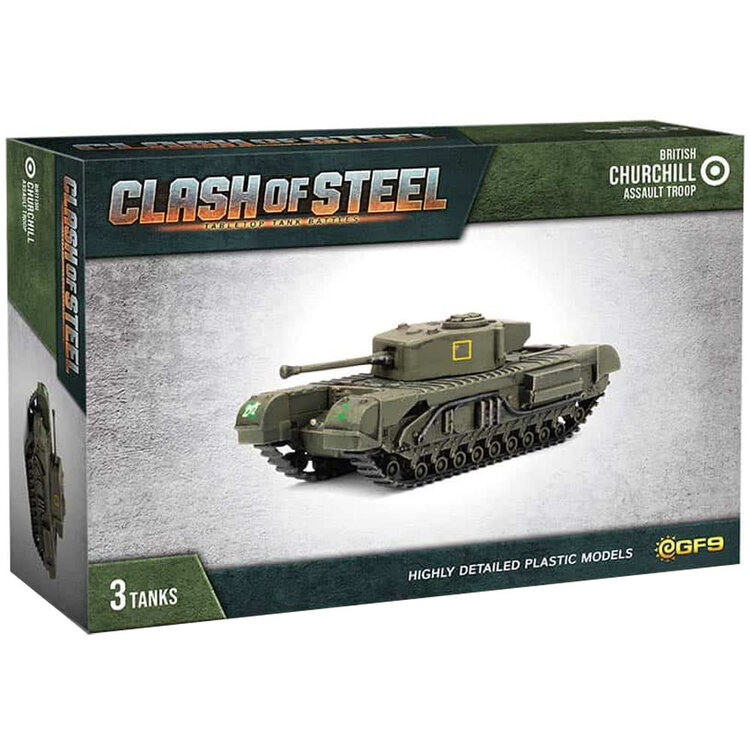 Gale Force Nine Clash of Steel: British Churchill Assault Troop