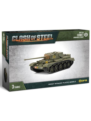 Gale Force Nine Clash of Steel: British Comet Armoured Troop