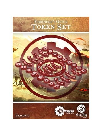 Steamforged GuildBall: Engineer's Guild Token Set