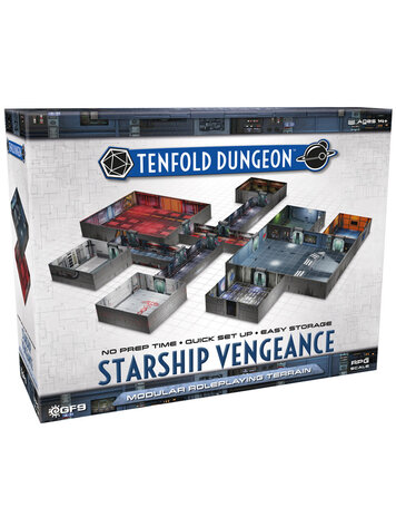 Gale Force Nine Tenfold Dungeon: “Starship Vengeance” Modular RPG Terrain Set