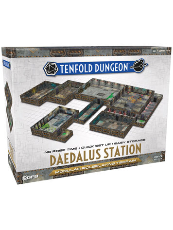 Gale Force Nine Tenfold Dungeon: “Daedalus Station” Modular RPG Terrain Set