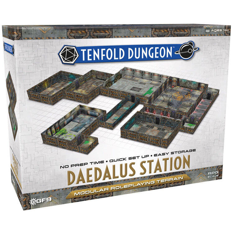 Gale Force Nine Tenfold Dungeon: “Daedalus Station” Modular RPG Terrain Set